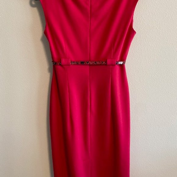 Calvin Klein Hot Pink Jersey Dress - Picture 3 of 4
